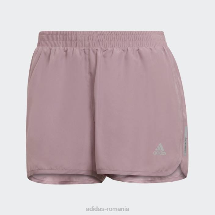 Adidas pantaloni scurți de alergare mov femei mov 2JBN10642