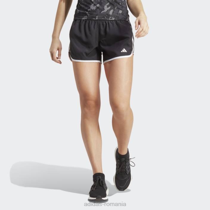 Adidas pantaloni scurți de alergare negru maraton 20 adidas femei alb negru 2JBN9393