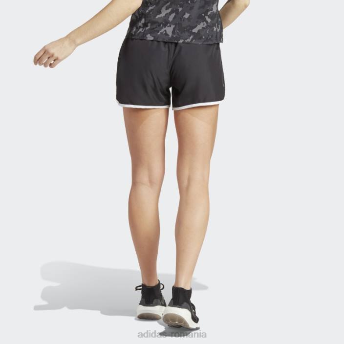 Adidas pantaloni scurți de alergare negru maraton 20 adidas femei alb negru 2JBN9393