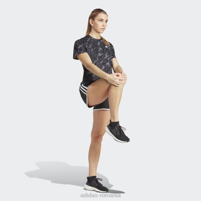 Adidas pantaloni scurți de alergare negru maraton 20 adidas femei alb negru 2JBN9393