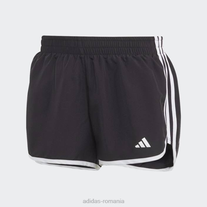 Adidas pantaloni scurți de alergare negru maraton 20 adidas femei alb negru 2JBN9393