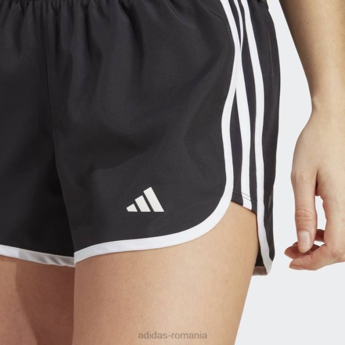 Adidas pantaloni scurți de alergare negru maraton 20 adidas femei alb negru 2JBN9393