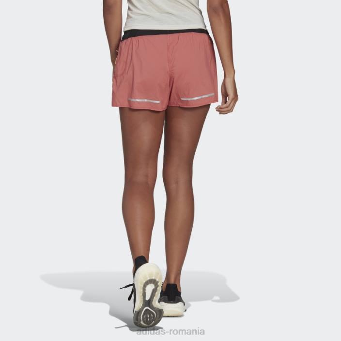Adidas pantaloni scurți de alergare x-city roșii adidas femei roșu 2JBN10806