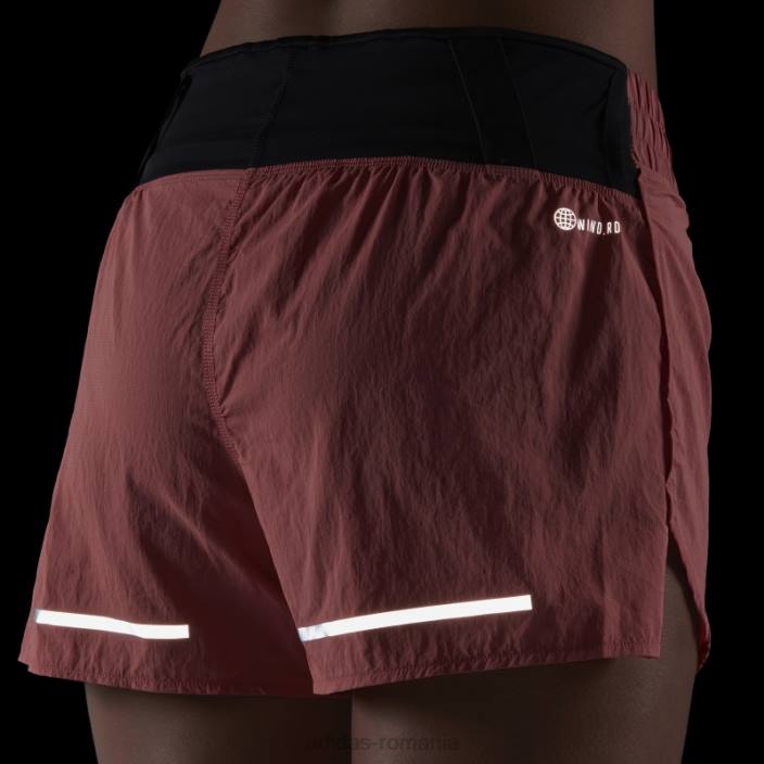Adidas pantaloni scurți de alergare x-city roșii adidas femei roșu 2JBN10806