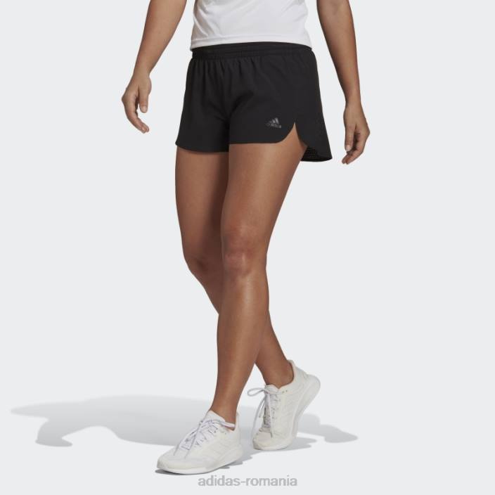 Adidas pantaloni scurți negri de alergare rapidă adidas femei negru 2JBN9207