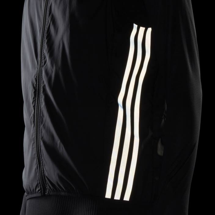 Adidas pictogramă alergare 3 dungi giletă neagră femei negru 2JBN17096