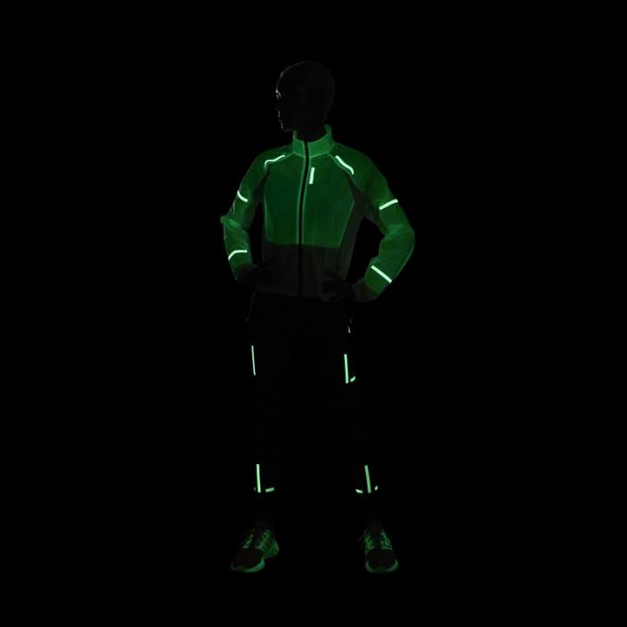 Adidas reflectă noaptea x-city alergare acoperire moda albă femei alb 2JBN9200