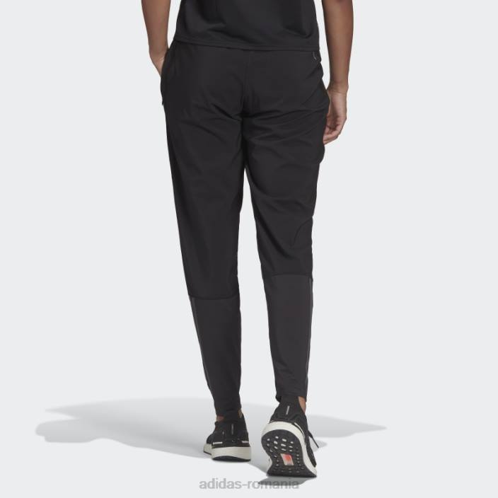 Adidas run icons pantaloni de alergare vânt cu 3 dungi negri adidas femei negru 2JBN9636