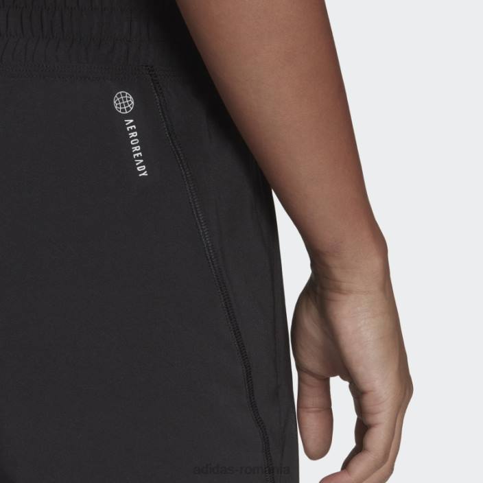 Adidas run icons pantaloni de alergare vânt cu 3 dungi negri adidas femei negru 2JBN9636