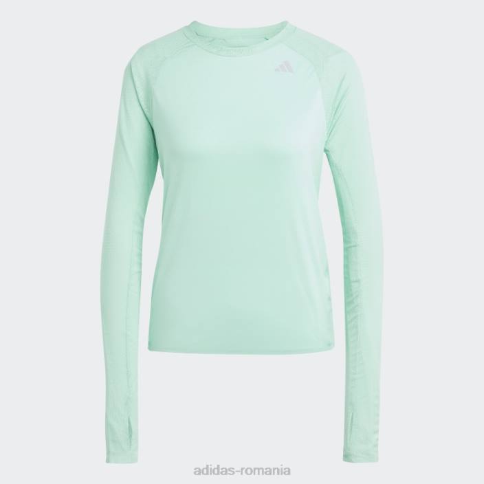 Adidas top cu mânecă lungă adizero running verde femei verde 2JBN16975