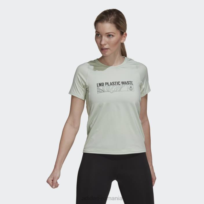 Adidas tricou adidas pentru alergare rapida parley run verde femei verde 2JBN2835