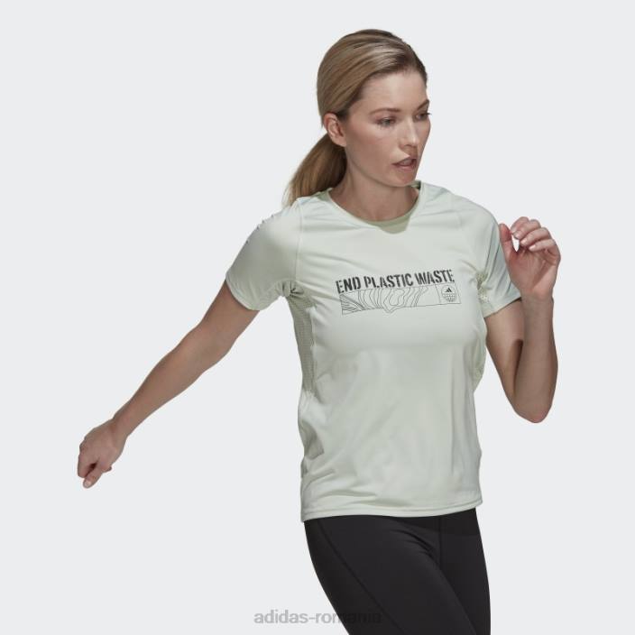 Adidas tricou adidas pentru alergare rapida parley run verde femei verde 2JBN2835