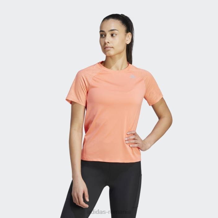 Adidas tricou de alergare coral adizero femei coral 2JBN17464