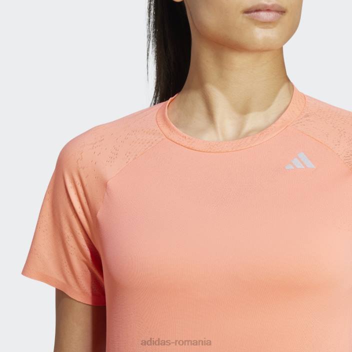 Adidas tricou de alergare coral adizero femei coral 2JBN17464