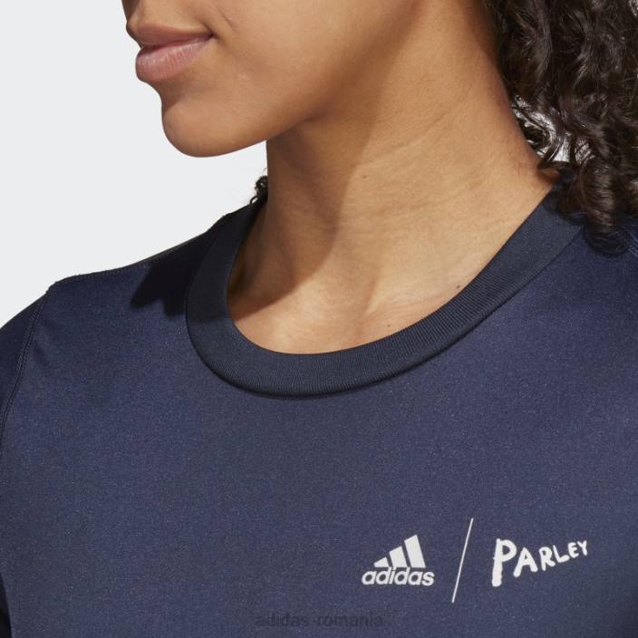 Adidas tricou de alergare ink hot x parley femei cerneală 2JBN16926