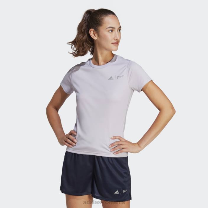 Adidas tricou de alergare x parley zori argintii fierbinți femei zori argintii 2JBN17392