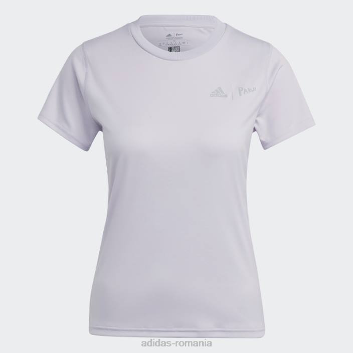 Adidas tricou de alergare x parley zori argintii fierbinți femei zori argintii 2JBN17392