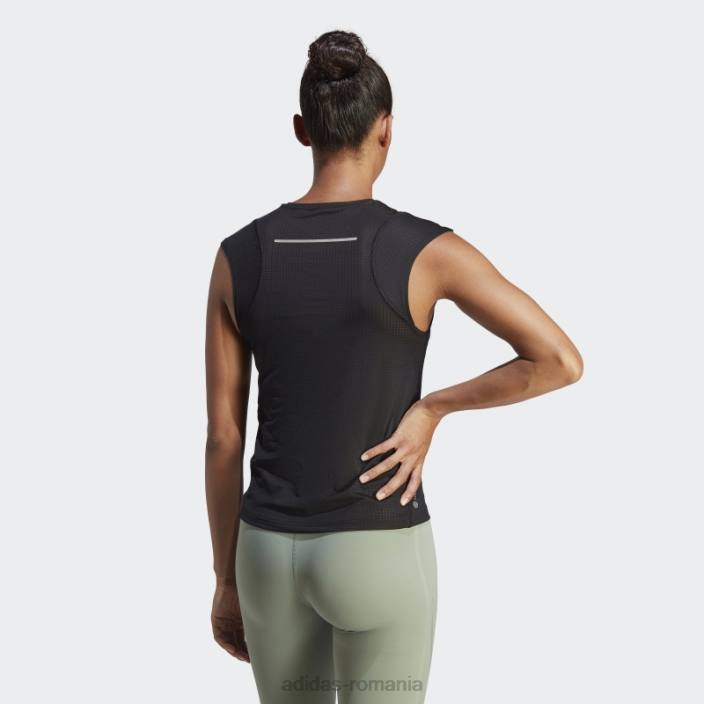 Adidas tricou negru pentru alergare rapidă adidas femei negru 2JBN9930