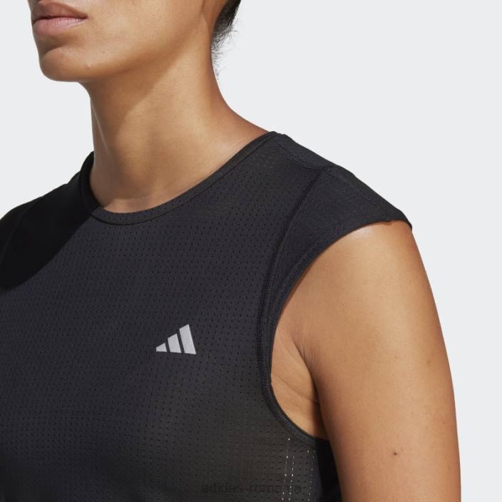 Adidas tricou negru pentru alergare rapidă adidas femei negru 2JBN9930
