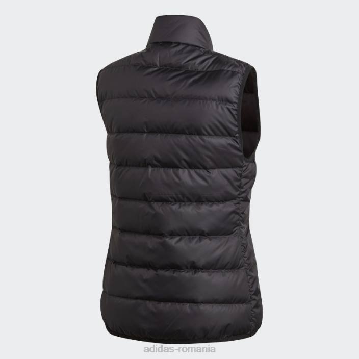 Adidas esențiale vestă ușoară în puf neagră femei negru 2JBN2317