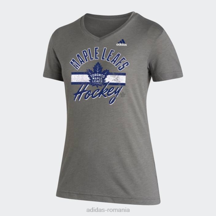 Adidas maple leafs blend tee nhl-tml-522 fashion femei core heather/nhl-tml-522 2JBN9152