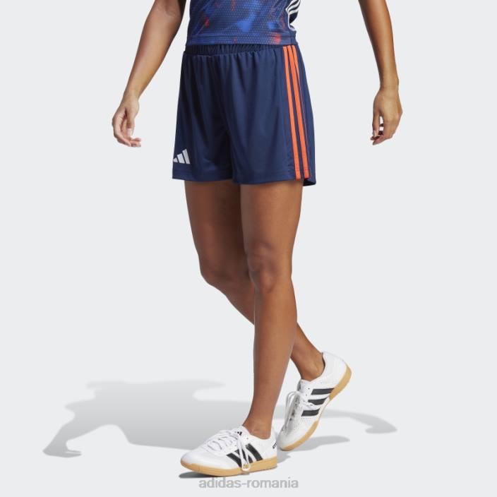 Adidas pantaloni scurți de handbal franceză bleumarin femei albastru marin 2JBN16757
