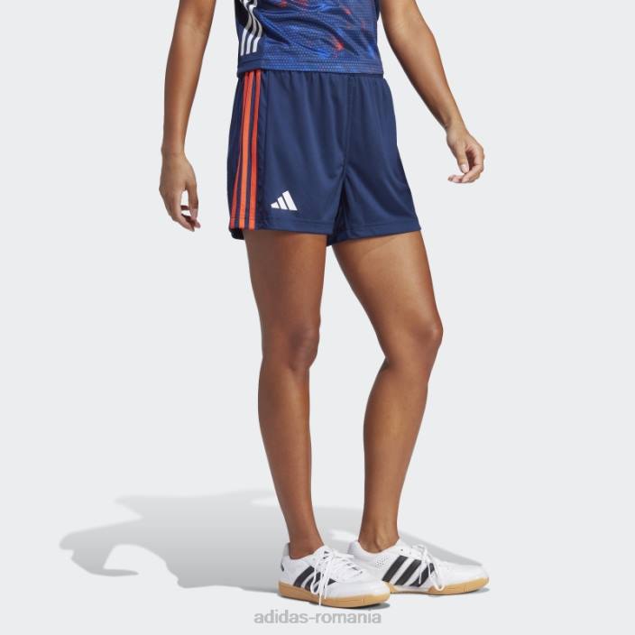 Adidas pantaloni scurți de handbal franceză bleumarin femei albastru marin 2JBN16757