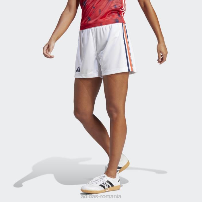 Adidas pantaloni scurți de handbal francia alb adidas femei alb 2JBN17139