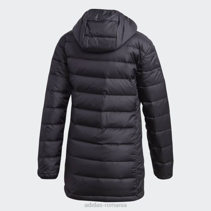 Adidas parka neagră cu glugă adidas essentials femei negru 2JBN3033