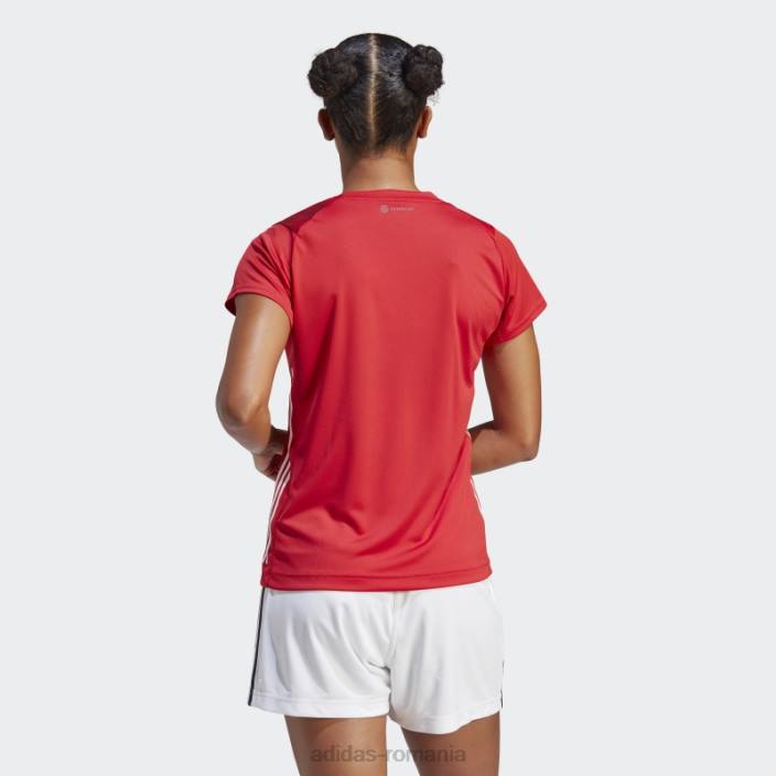 Adidas tricou roșu de handbal Franța femei rosu alb 2JBN17411