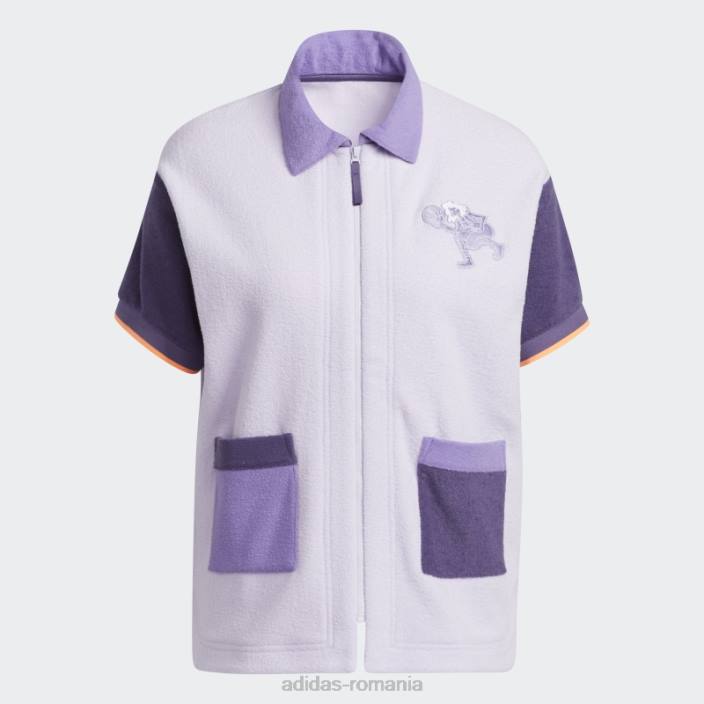 Adidas cămașă de tir în orașul york hoop tint violet femei tentă violet 2JBN10745