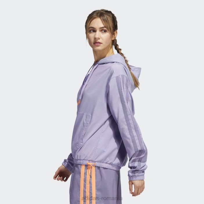 Adidas hanorac hoop york city lila fashion femei liliac 2JBN10765