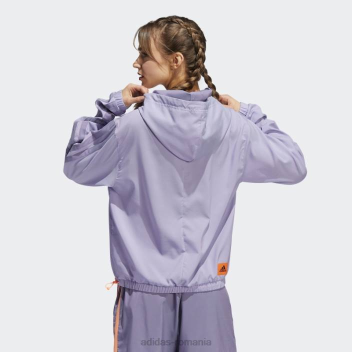 Adidas hanorac hoop york city lila fashion femei liliac 2JBN10765