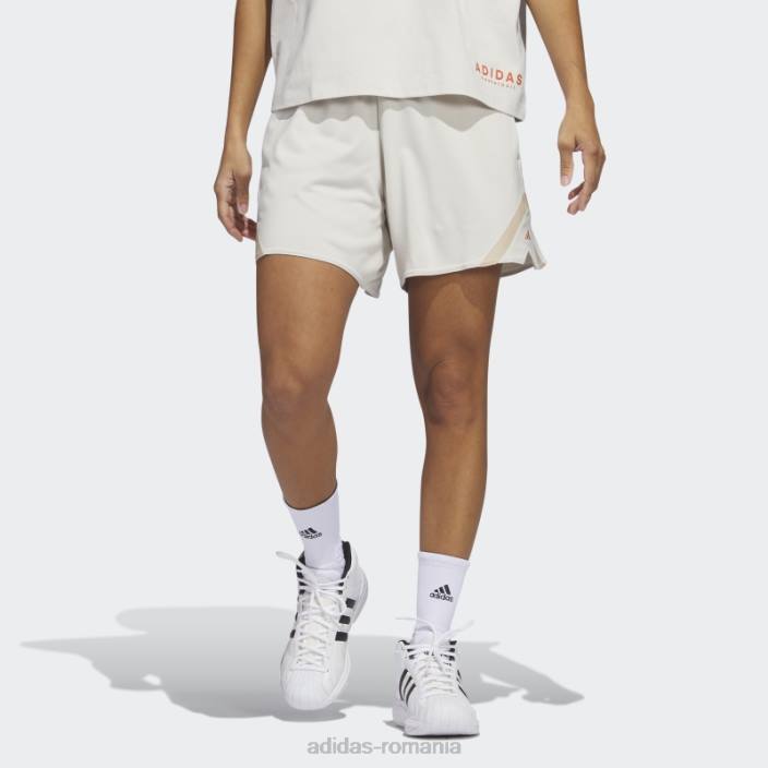 Adidas pantaloni scurți de baschet select din aluminiu femei aluminiu 2JBN9935