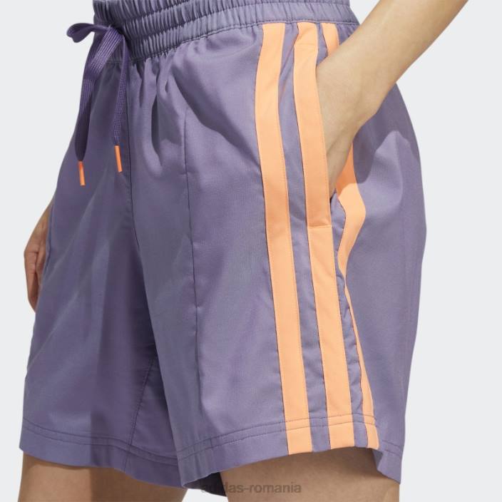 Adidas pantaloni scurți tech purple hoop york city femei tech violet 2JBN10672