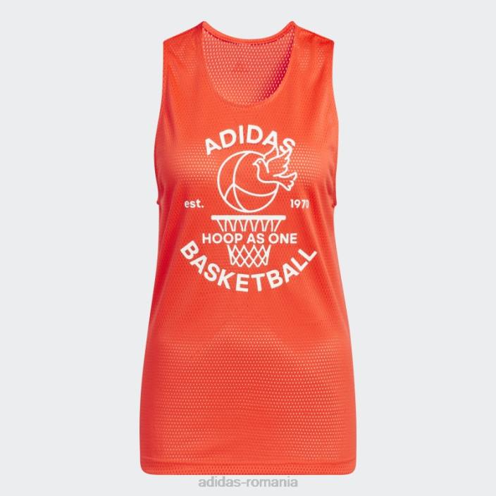 Adidas selectați jerseu roșu adidas femei rosu alb 2JBN9756