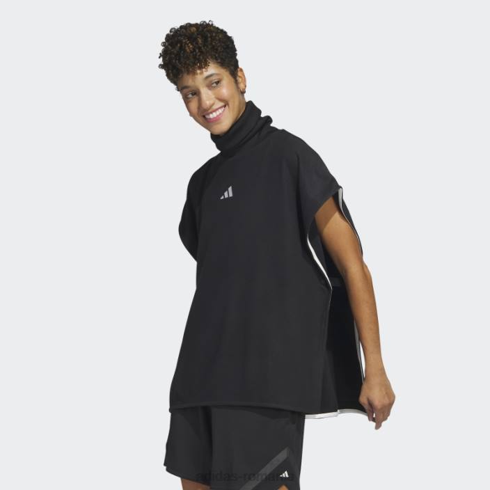 Adidas selectați poncho negru femei negru 2JBN9944