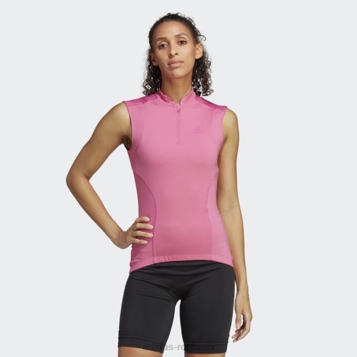 Adidas fucsia, bluza de ciclism fără mâneci adidas femei fucsie 2JBN2367
