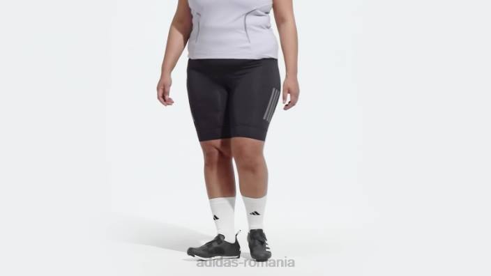 Adidas negru pantalonii scurți căptușiți pentru ciclism (plus mărime) adidas femei negru 2JBN16983