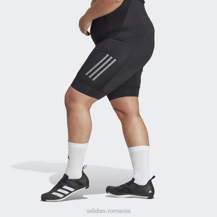 Adidas negru pantalonii scurți căptușiți pentru ciclism (plus mărime) adidas femei negru 2JBN16983