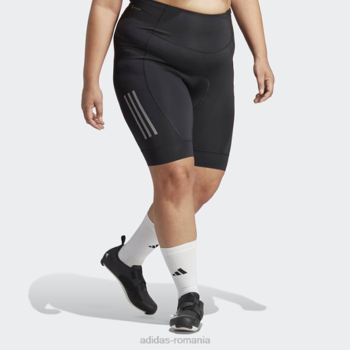 Adidas negru pantalonii scurți căptușiți pentru ciclism (plus mărime) adidas femei negru 2JBN16983