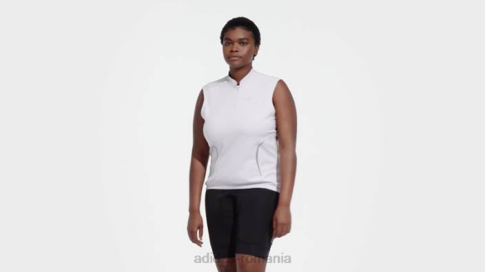 Adidas topul de ciclism fără mâneci (plus mărime) argintiu zori femei zori argintii 2JBN17408