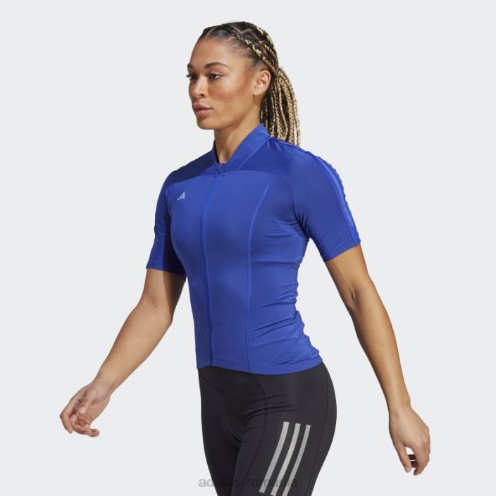 Adidas tricoul de ciclism cu mânecă scurtă albastru femei albastru 2JBN17290