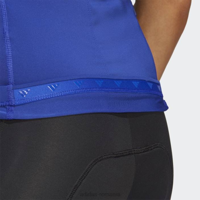 Adidas tricoul de ciclism cu mânecă scurtă albastru femei albastru 2JBN17290