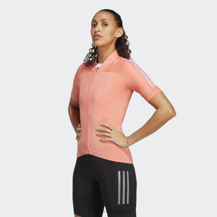 Adidas tricoul de ciclism cu mânecă scurtă coral femei coral 2JBN9731