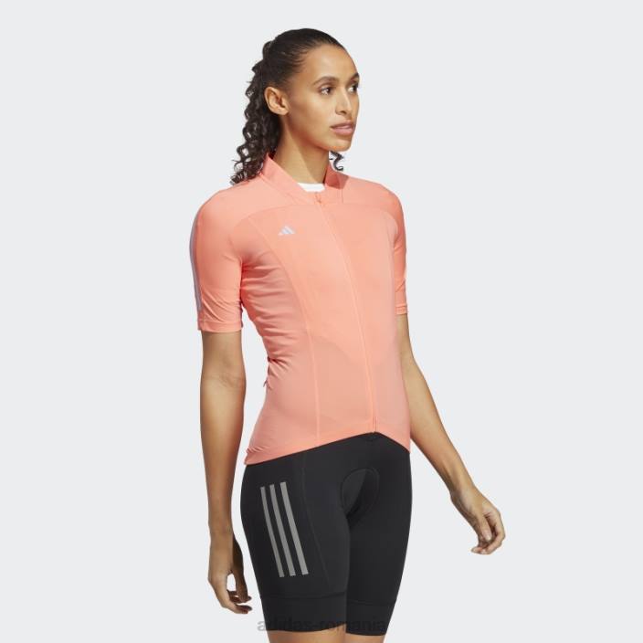 Adidas tricoul de ciclism cu mânecă scurtă coral femei coral 2JBN9731