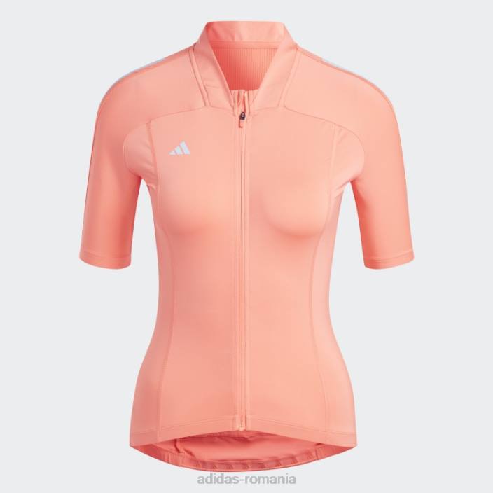 Adidas tricoul de ciclism cu mânecă scurtă coral femei coral 2JBN9731