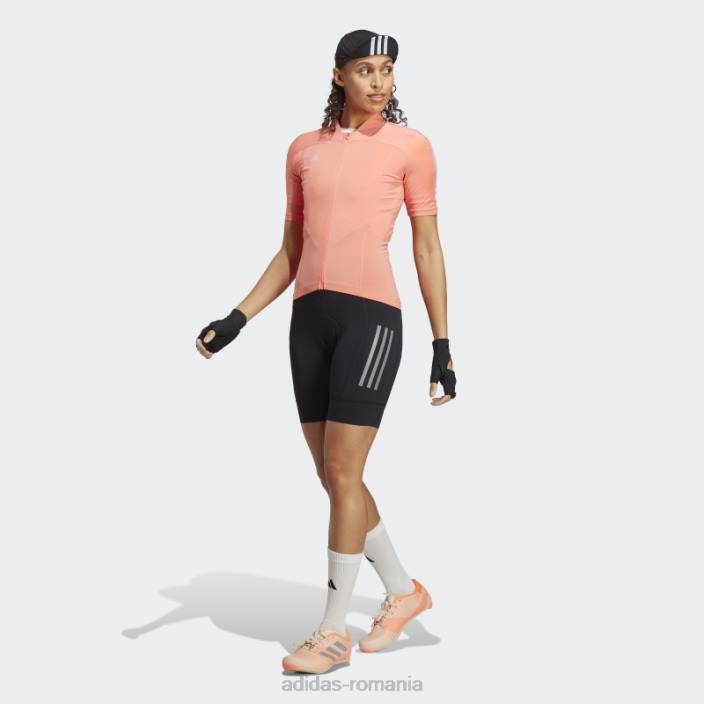 Adidas tricoul de ciclism cu mânecă scurtă coral femei coral 2JBN9731