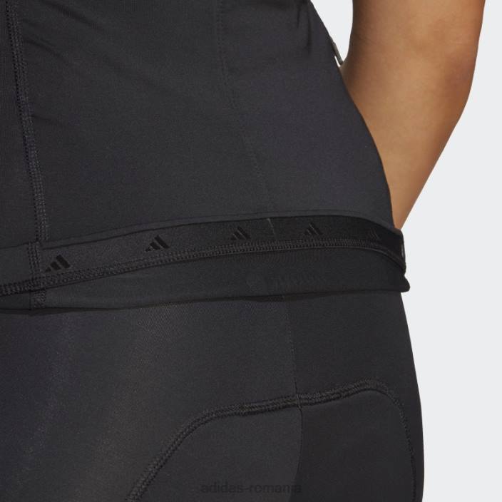 Adidas tricoul de ciclism cu mânecă scurtă, negru femei negru 2JBN17084