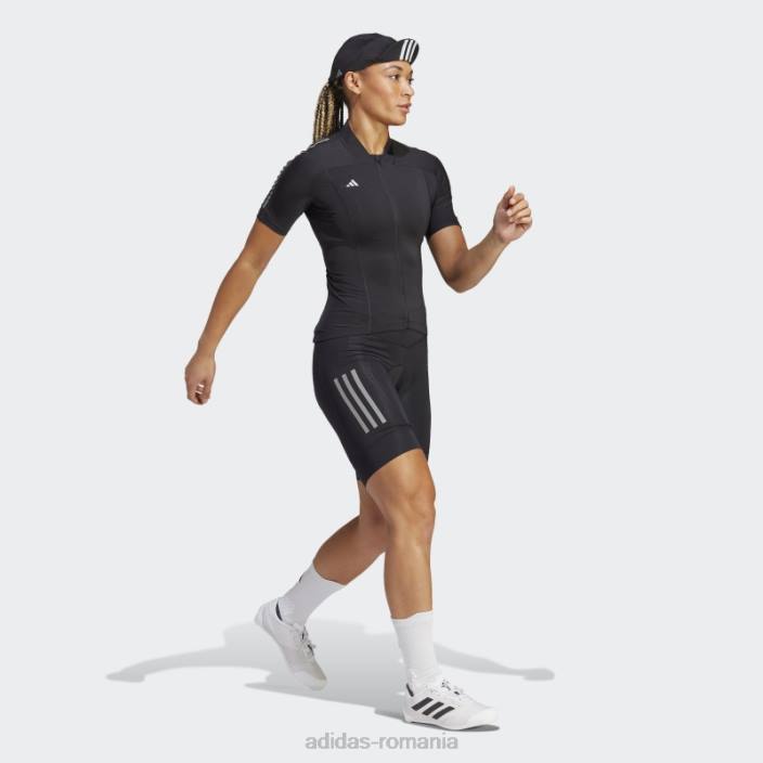 Adidas tricoul negru pentru ciclism cu mânecă scurtă adidas femei negru 2JBN2373
